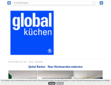 Tablet Screenshot of global-kuechen.de